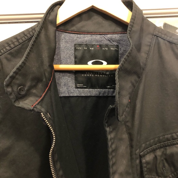 oakley leather jacket